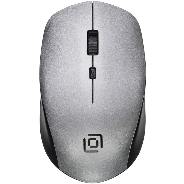 Мышь Oklick 565MW (серебристый/черный)